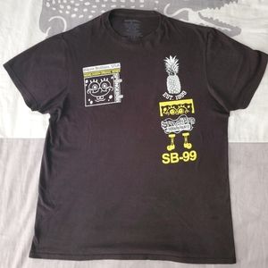Bikini Bottom T-shirt Size Medium Spongebob Squarepants SB-99 Nickelodeon Tee